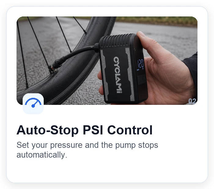 Auto-stop PSI control