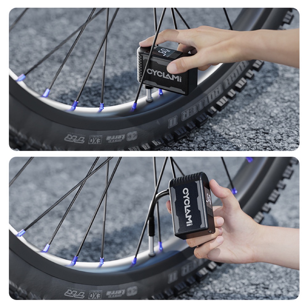 CYCLAMI A2S used on a bicycle wheel