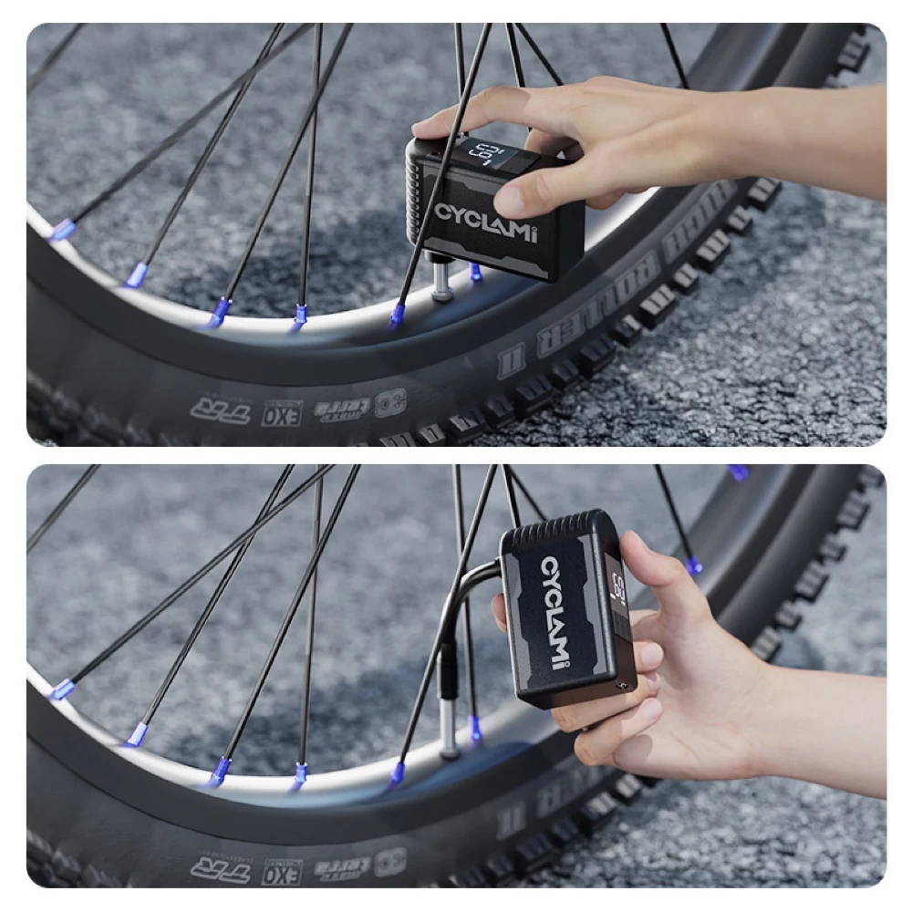 CYCLAMI A2S used on a bicycle wheel