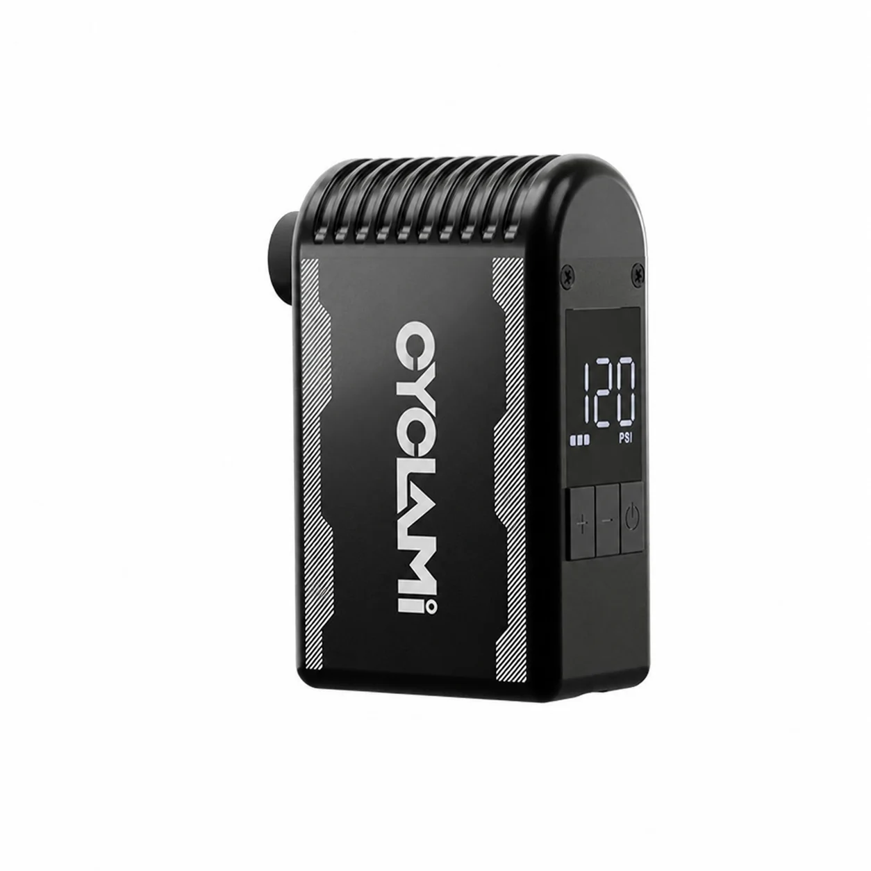 Cyclami mini electric bike pump with digital PSI display